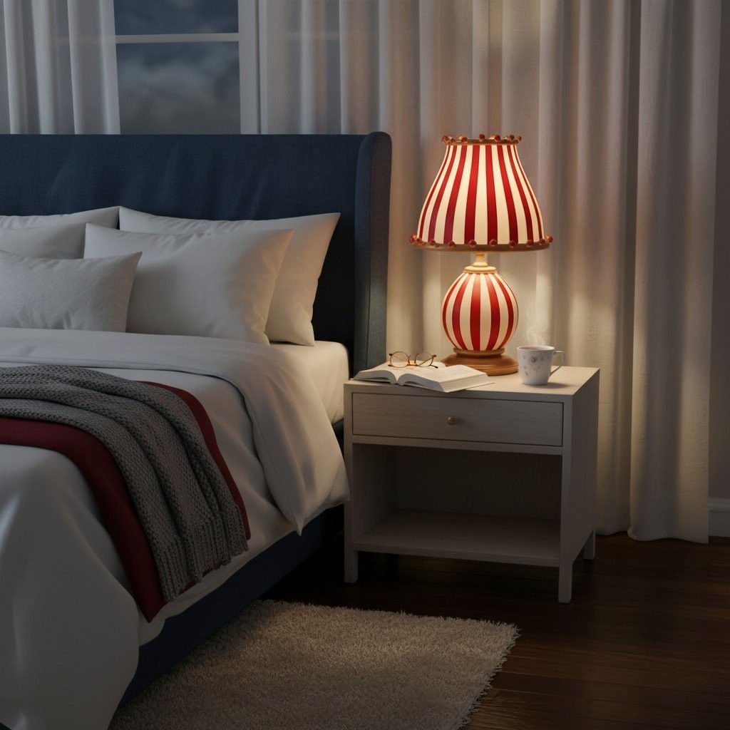 Festilo Playful Sculptural Table Lamp with Dome Shade - Modern Accent Design for Living Room T539