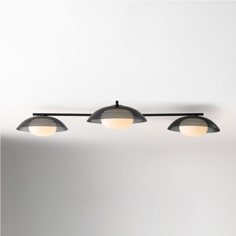 Elorina 3-Light Flush Mount Glass/Metal Ceiling Light - A Stylish Fixture for Modern Spaces T004