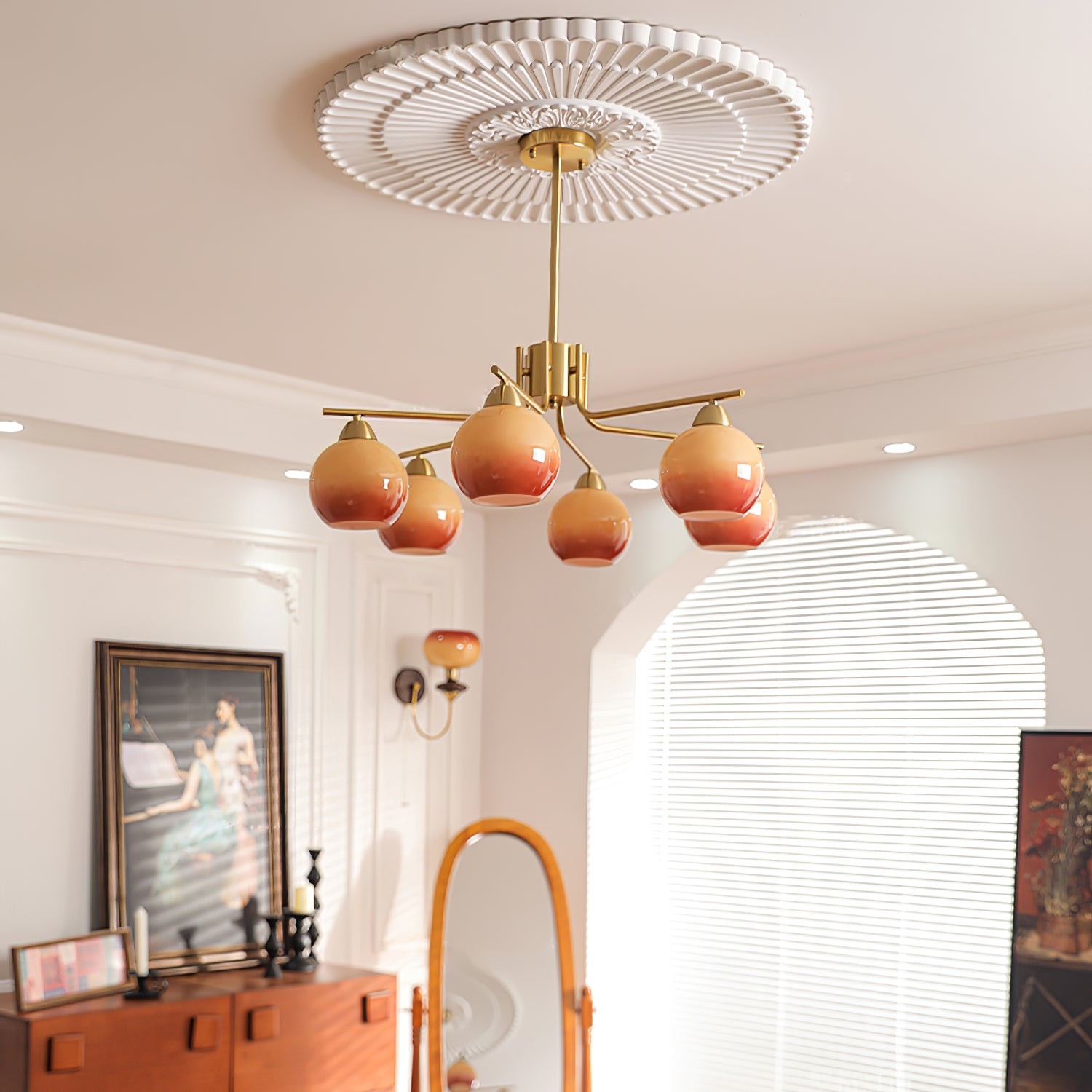 Creative Caramel Spherical Pendant Lamp M569