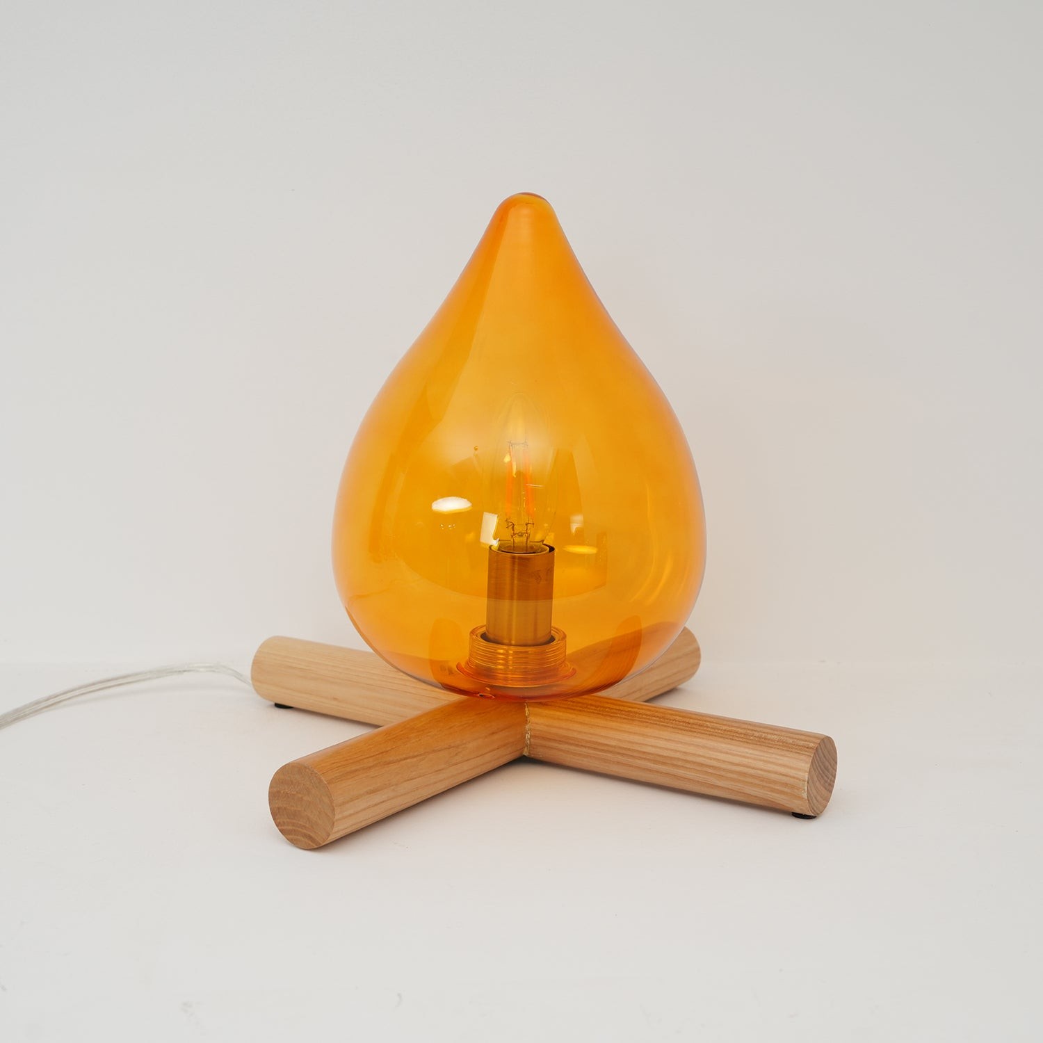 Funny Fire Shape Small Flame Table Lamp M155