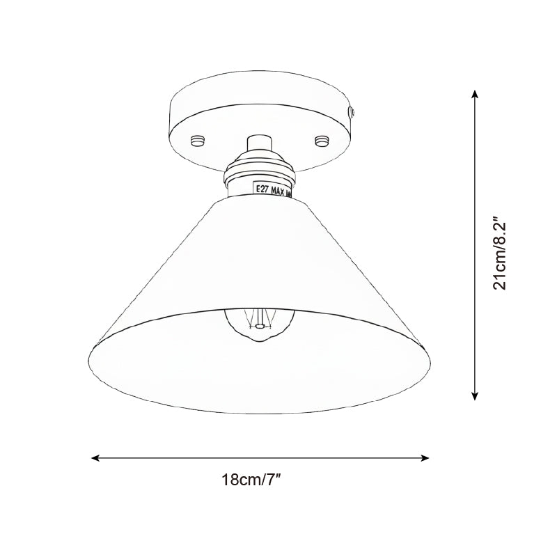 Collar Wood Ceiling Lamp D235