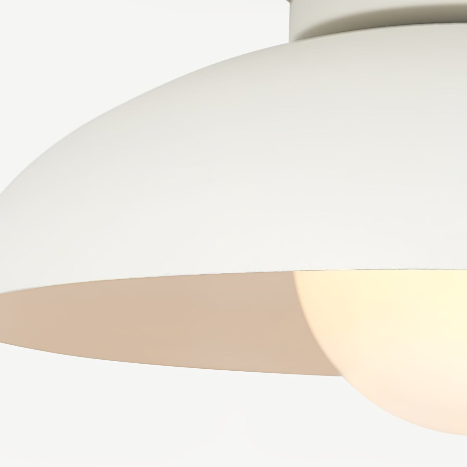 Matte Black Glass Dome Ceiling Lamp M553