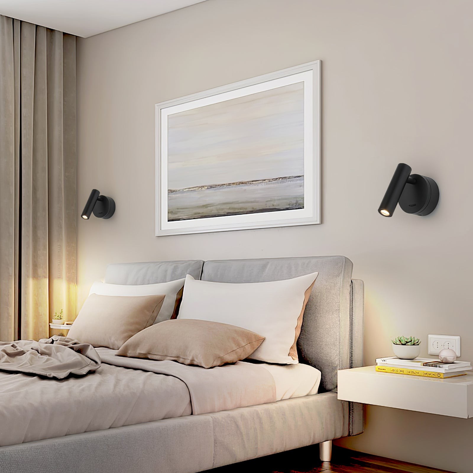 Simple Minimalist Reading LED Wall Lamp For Bedroom M435