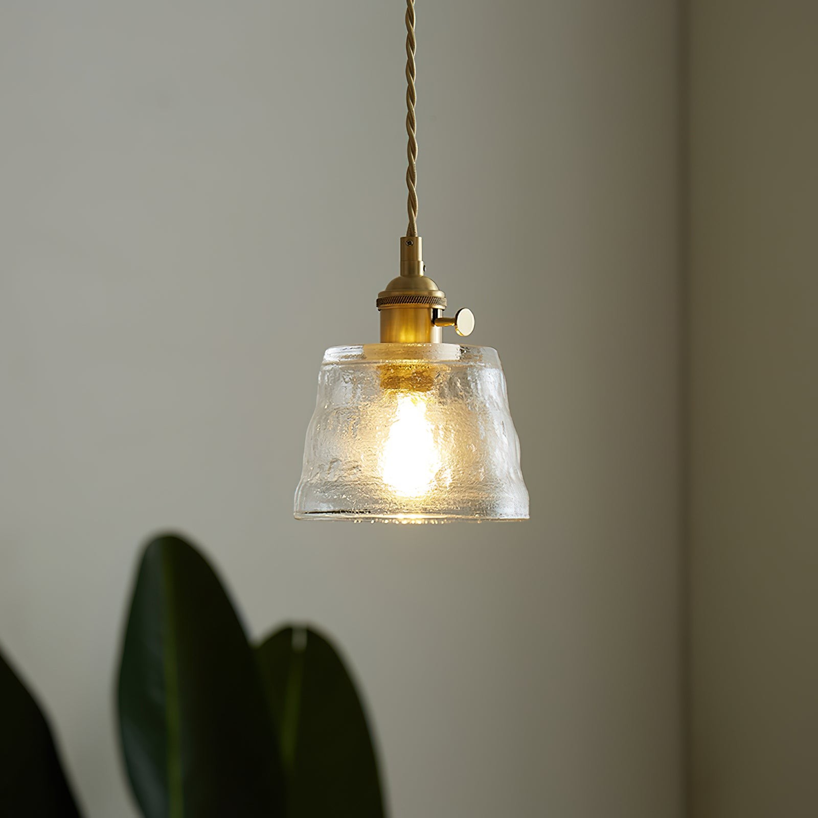 Retro Small Cup Glass Pendant Lamp M276