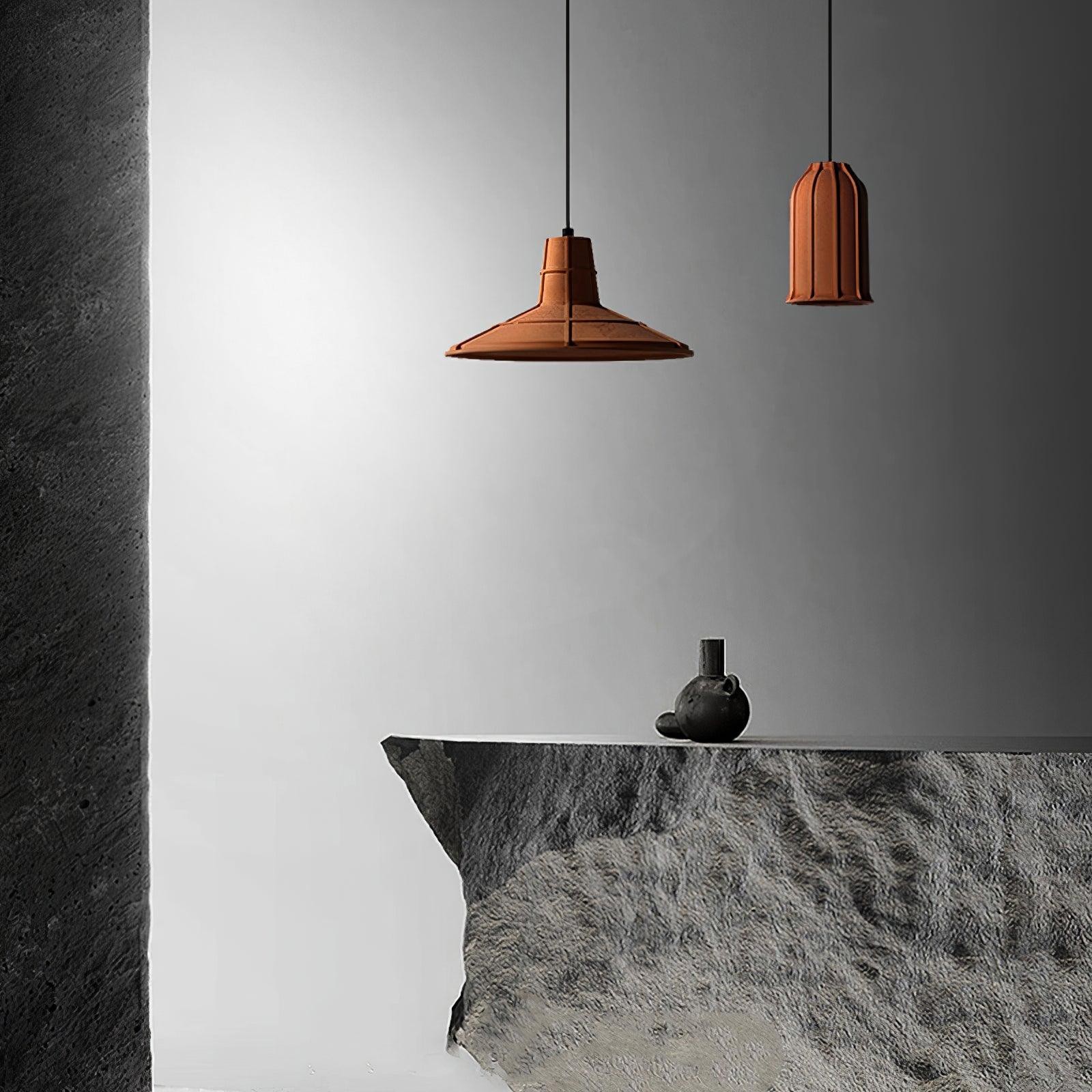 Industrial Style Cement Terracotta Craft Pendant Light M423