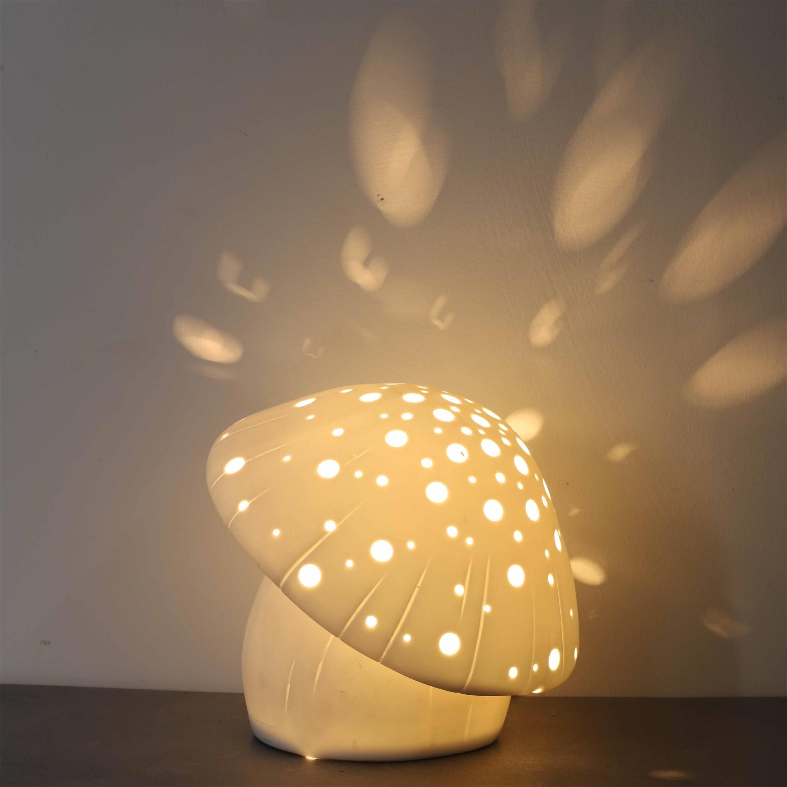 Cartoon Mushroom Skeletonized Table Lamp M468