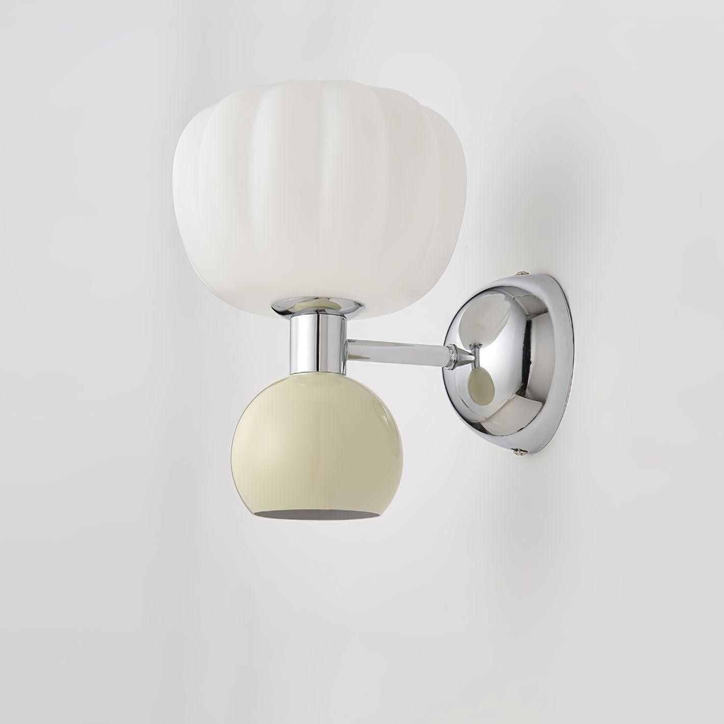 Vue d'ensemble centrée du produit : applique murale en chrome crème