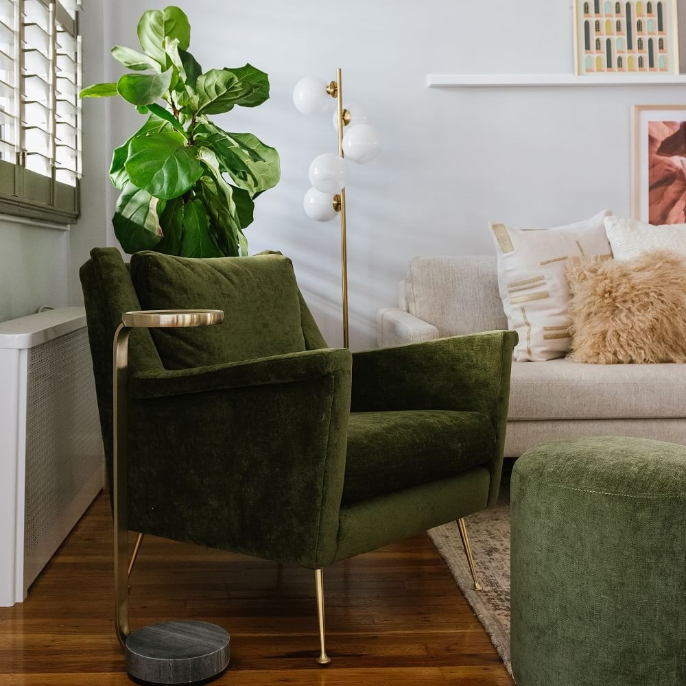 Brina Glass Multi-Light Floor Lamp - Modern Standing Light with Elegance T255