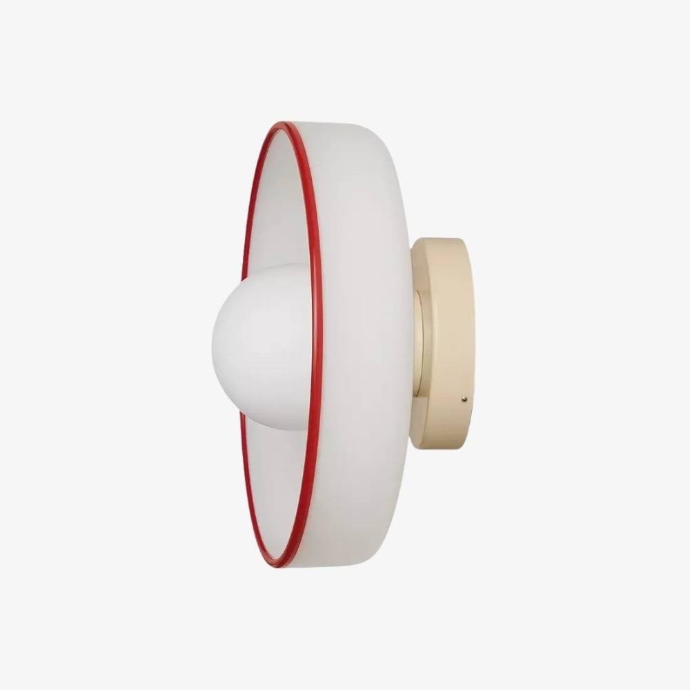Kalo Wall Ceiling Light - Blown Glass Disc Orb Flush Mount Sconce T662