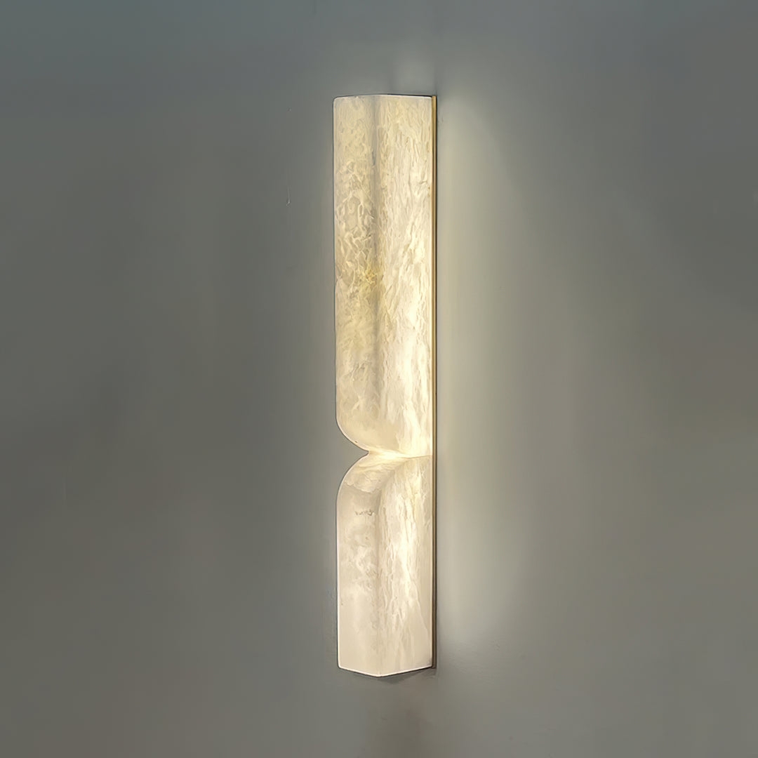Rectangular Alabaster Wall Lamp D639