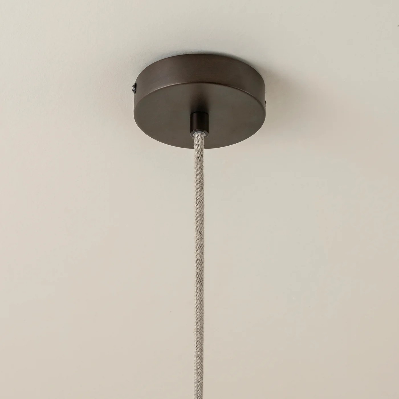 Zalen Layered Linen Pendant - Bronze Ceiling Light for Living & Dining T651