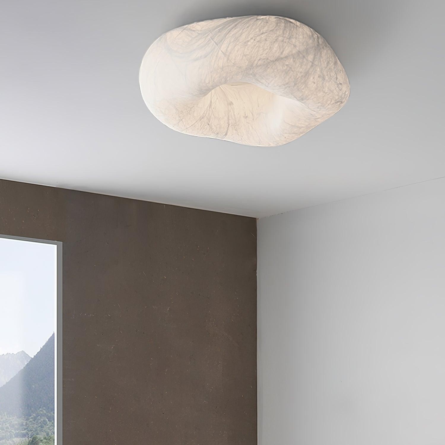 Modern Simple Silk LED Living Room Ceiling Lamp M294