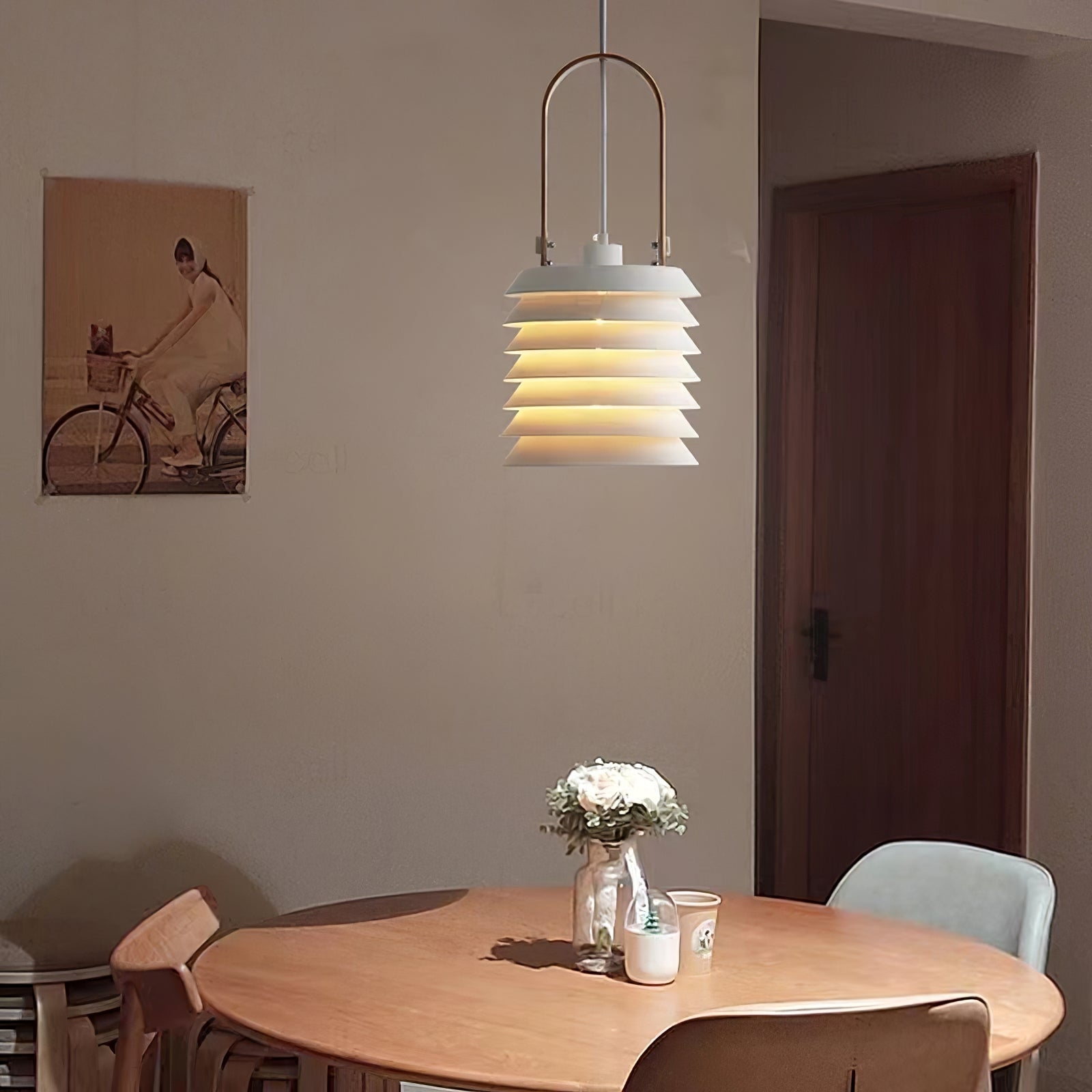 Minimalist Lantern Pendant Lamp D420