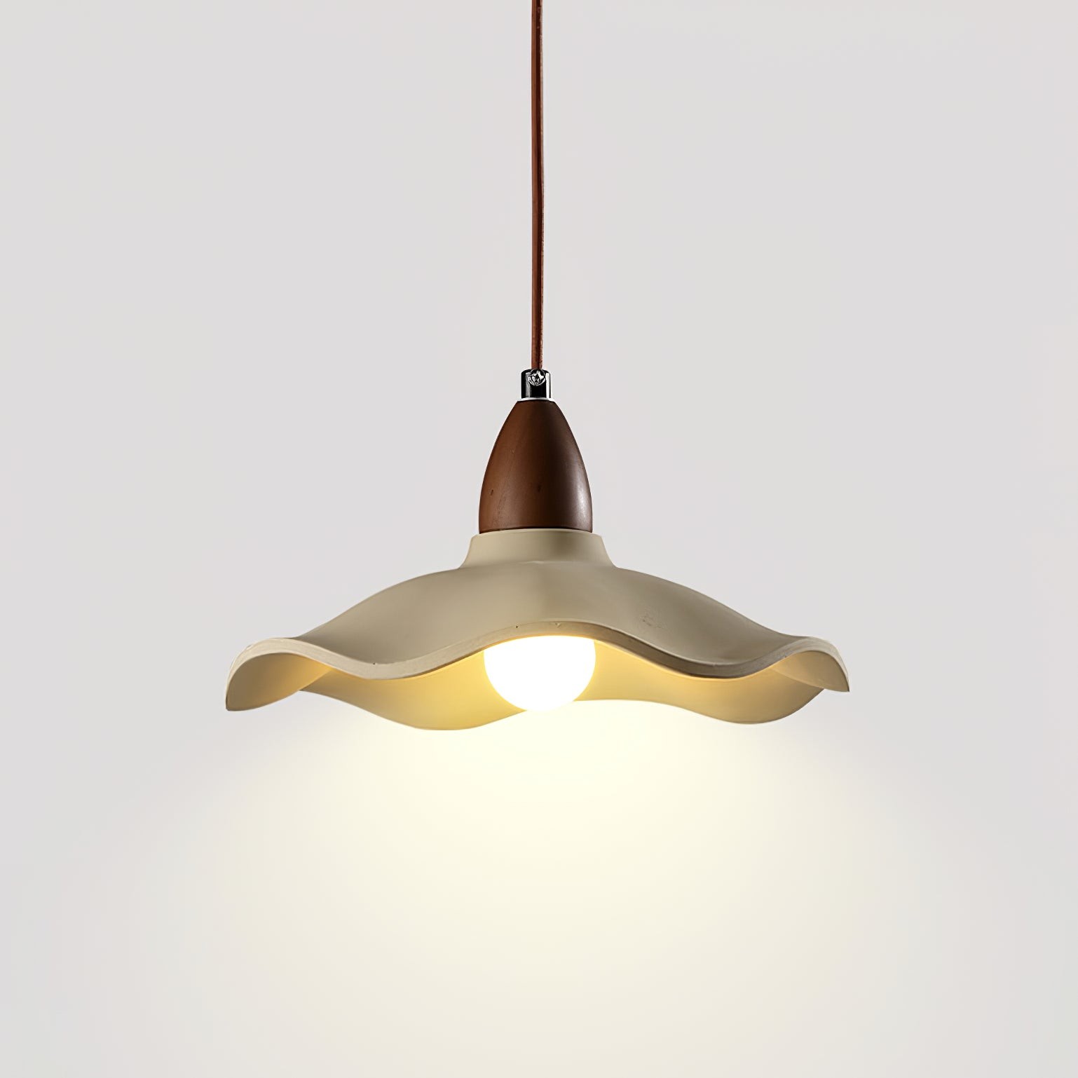Japanese Wabi-Sabi Style Cement Wave Pendant Lamp M80