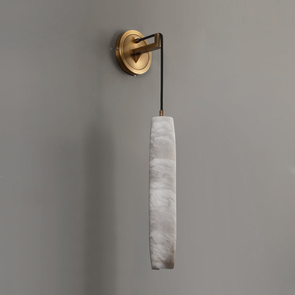 Alabaster Flute Wall Lamp D437