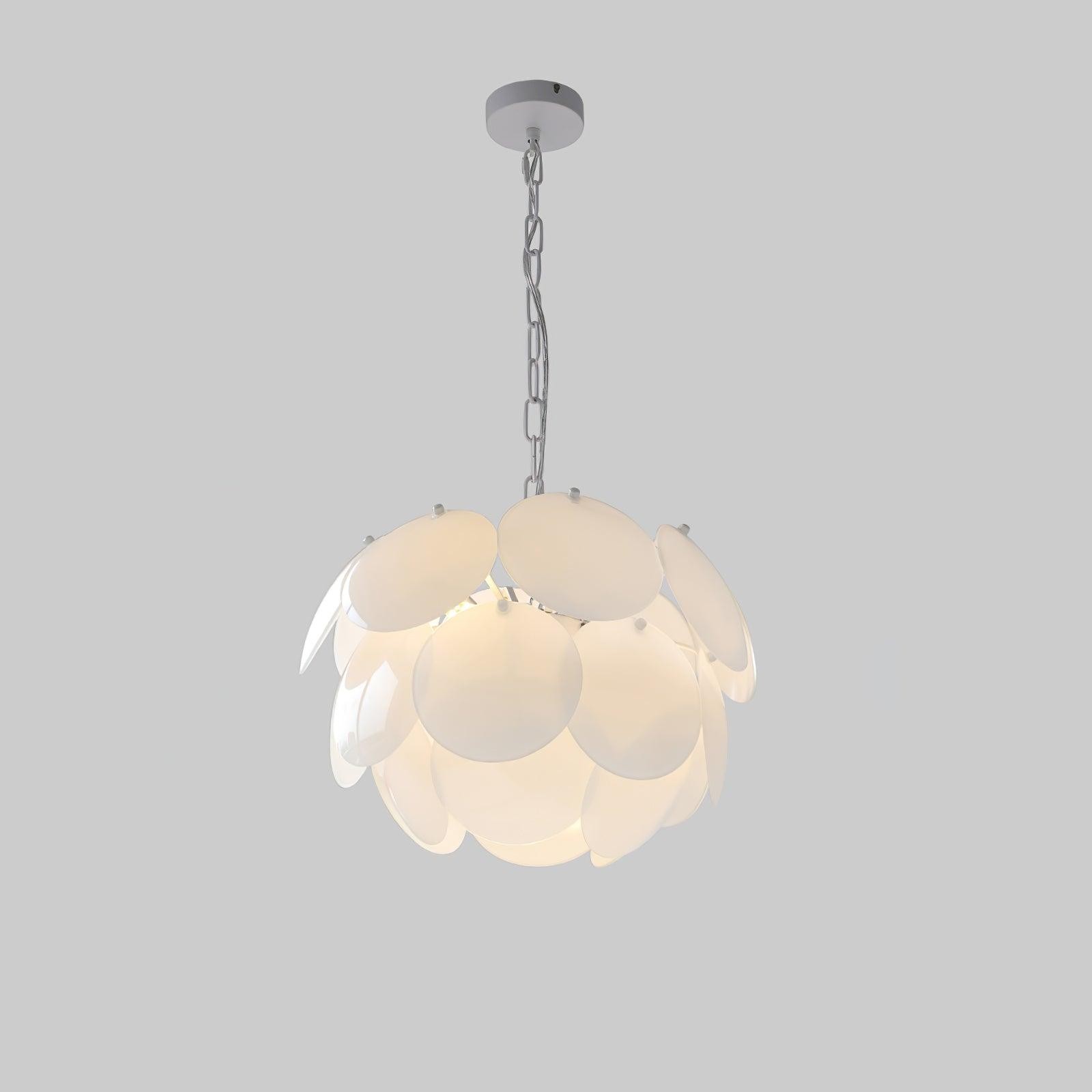 Luxury Fashion Luminous Petal Glass Chandelier M54