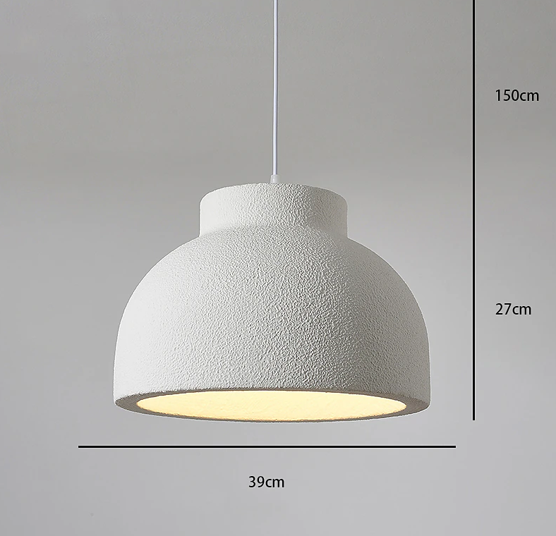 Nordic Bowl Minimalist Polystyrene Pendant Light D829