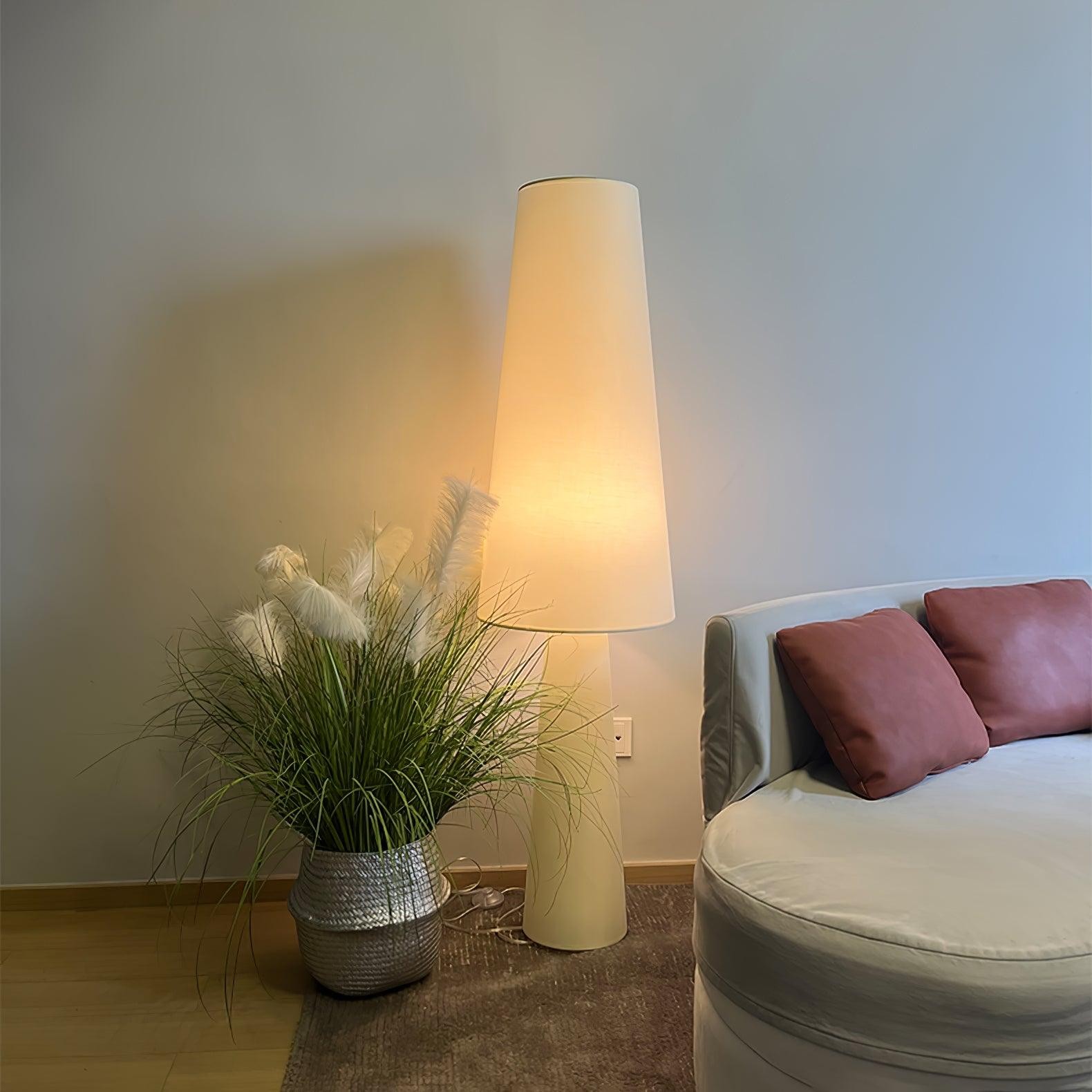 Column Fabric Floor Lamp Suitable For Living Room M76