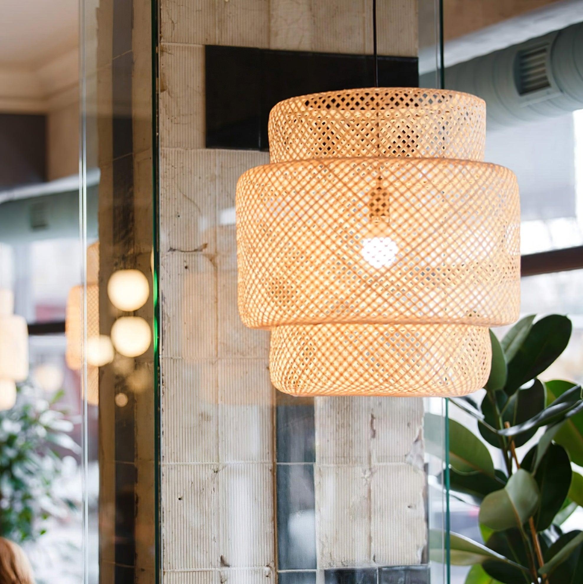 Bamboo Pendant Light D887