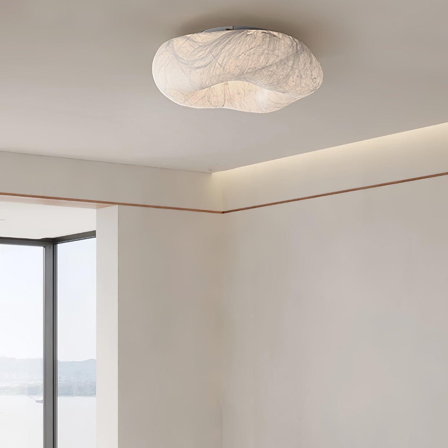 Modern Simple Silk LED Living Room Ceiling Lamp M294