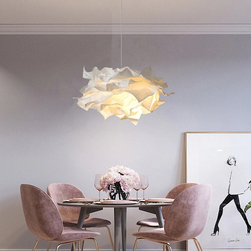 Art Decor DIY Paper Cloud Pendant Lamp S112