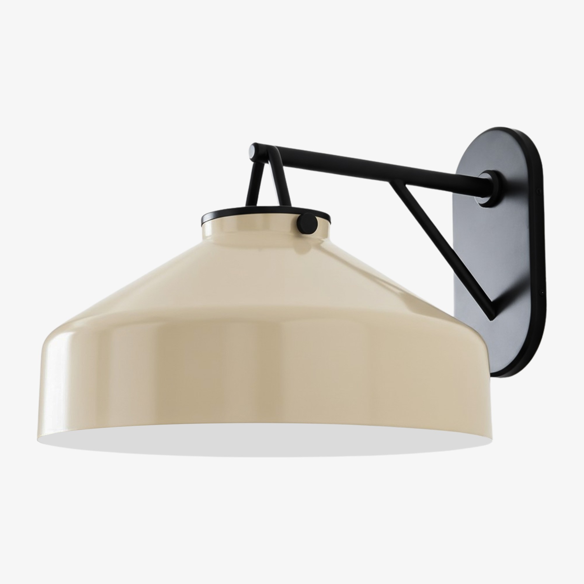 Hanton Minimalist Outdoor Wall Light - Matte Metal Industrial Sconce for Modern Spaces T154
