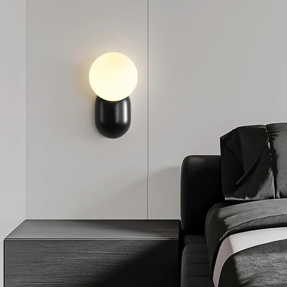Luma Nordic Glass Orb Wall Light D784