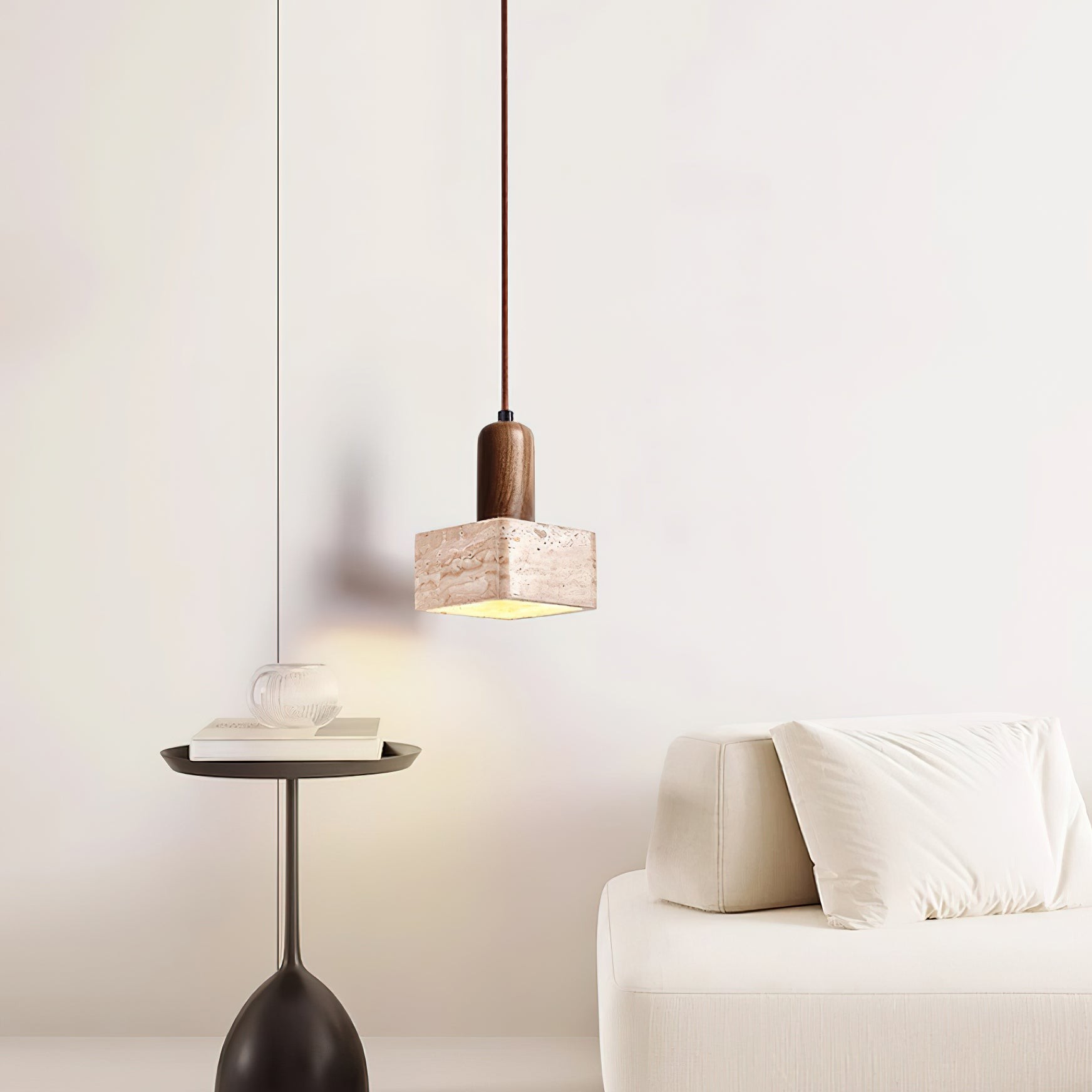 Simple Elegant Square Rectangular Pendant Lamp M195