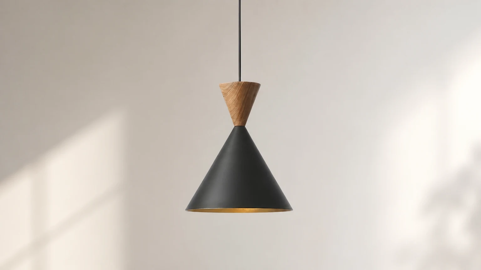 Lampa wisząca Trevio D182 pokazana w ciepłej, nowoczesnej scenie pomieszczenia