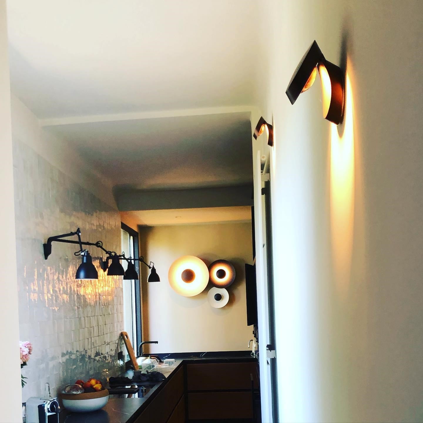 Simplicity Round Ginger Glow Wall Light S188