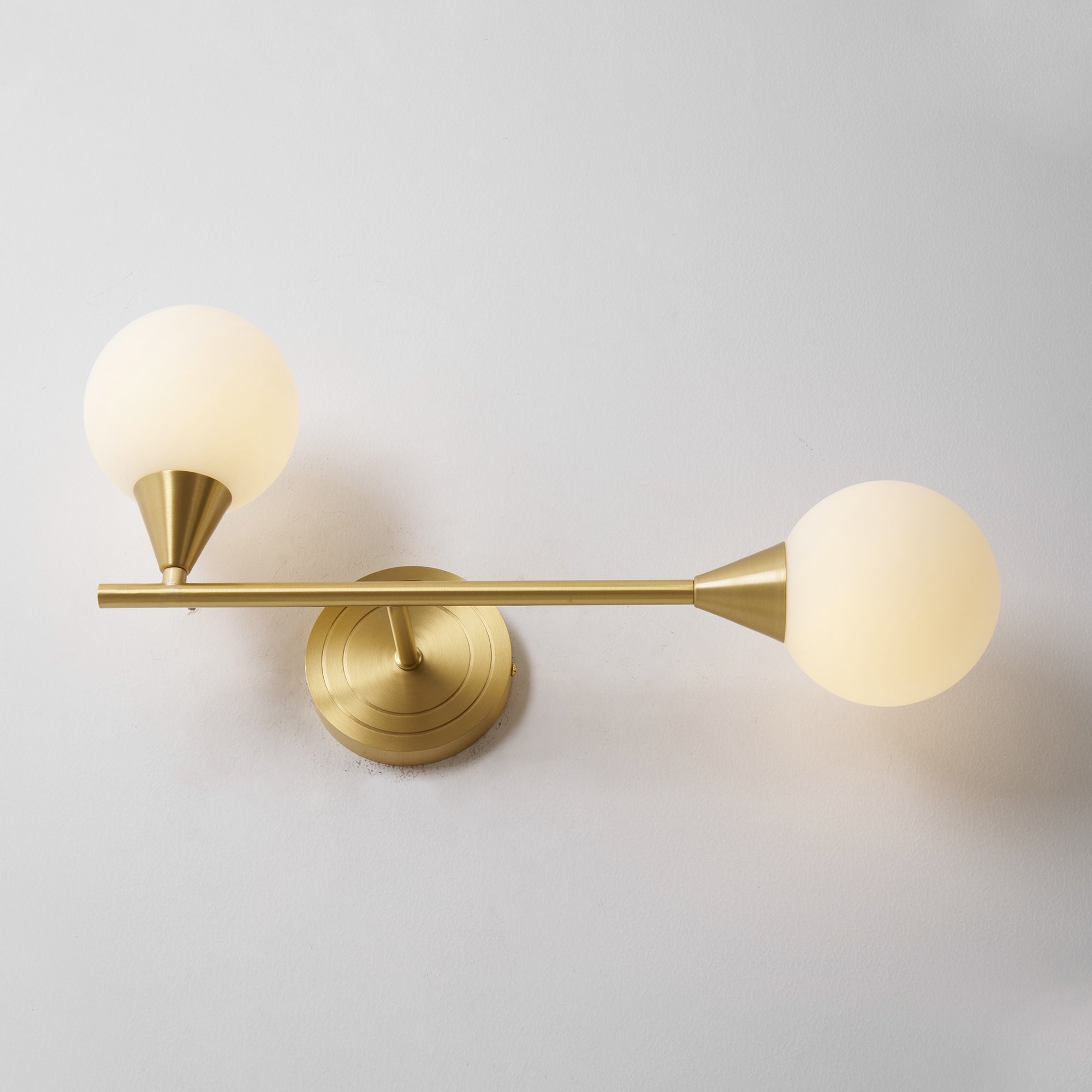Holten Brass Armed Sconce D409