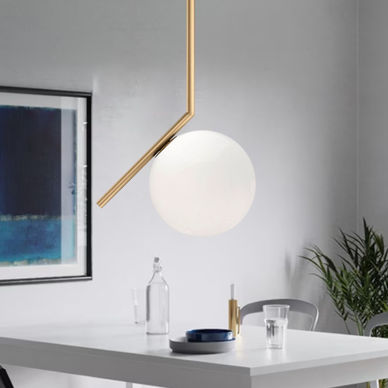 Stylish Glass Ball Pendant Light S61
