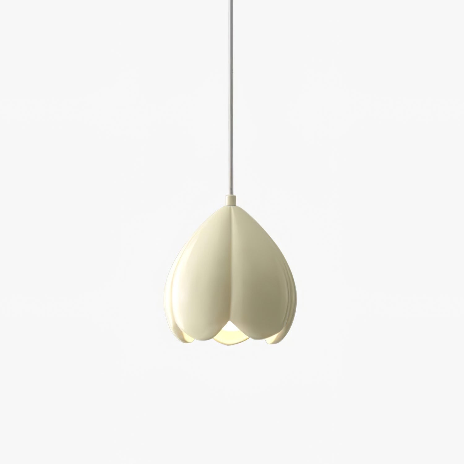 Cream Color Resin Pod Pendant Lamp M475
