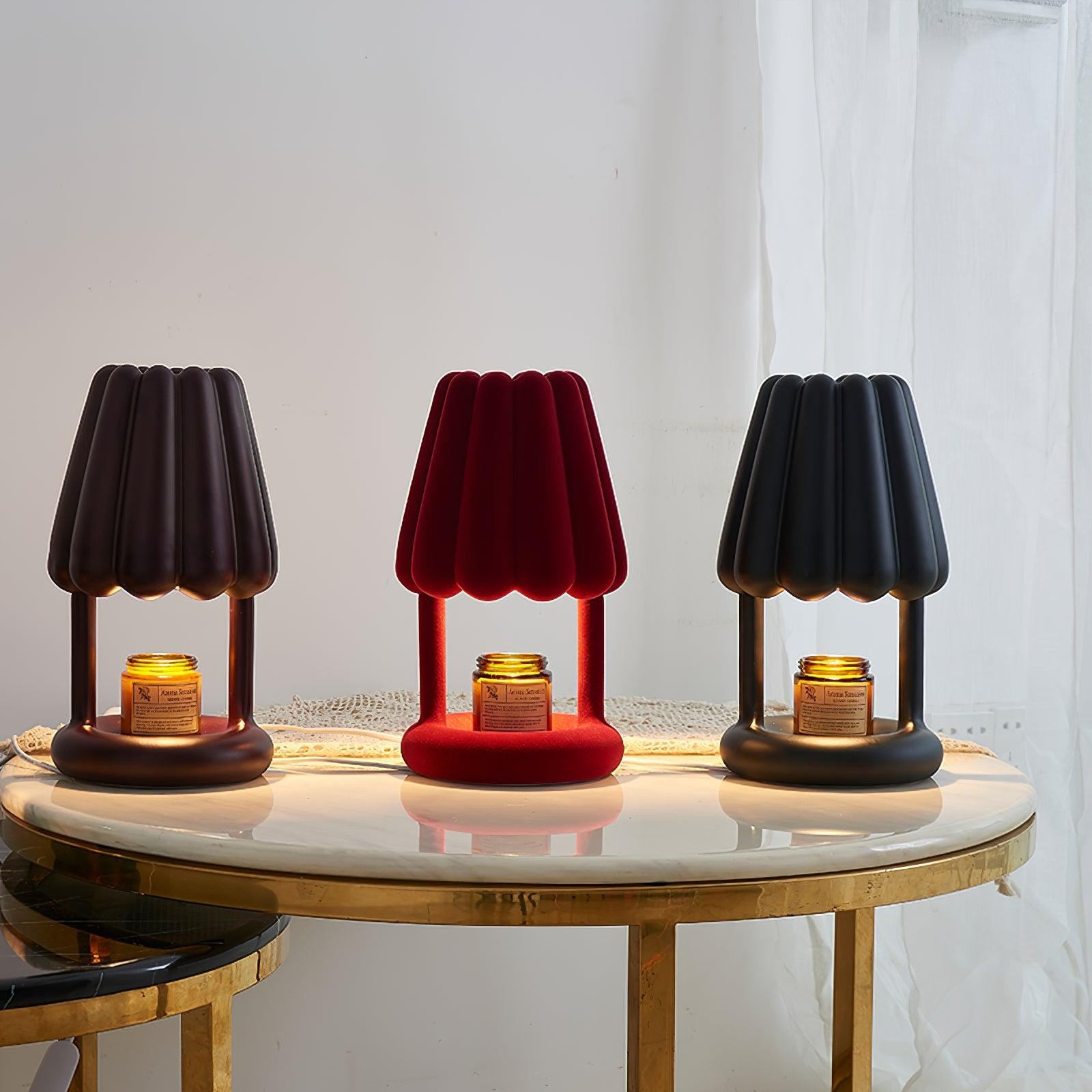 Ice Cream Flocked Resin Table Lamp M566