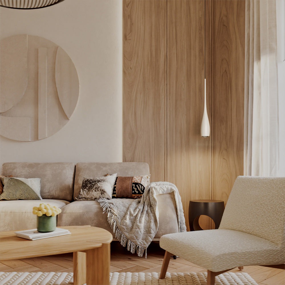 Whelan Minimalist Water Drop Pendant Light S75