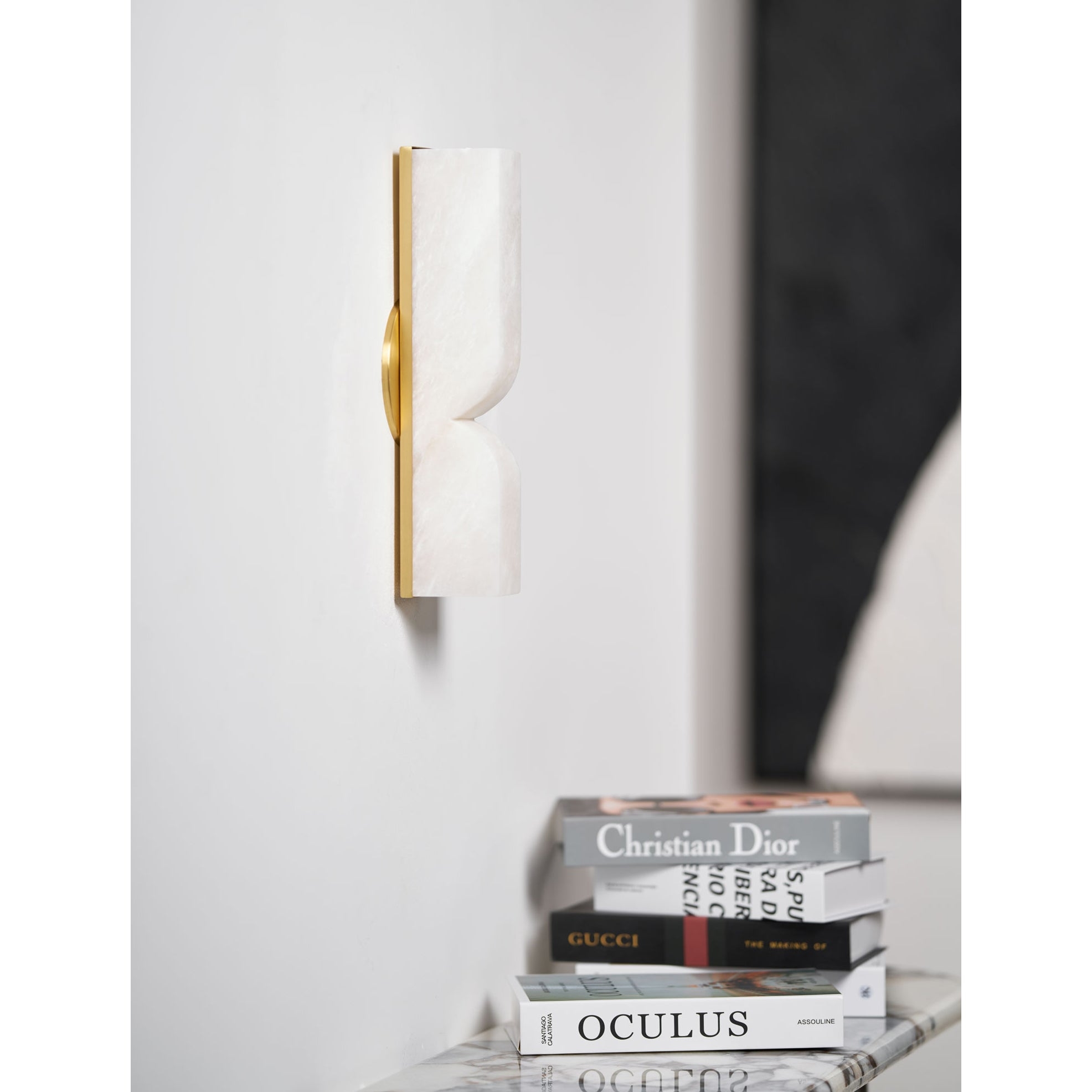 Rectangular Alabaster Wall Lamp D639