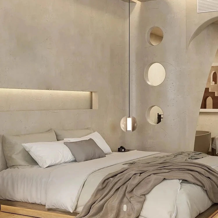 Travertine Lunar Chandelier D918