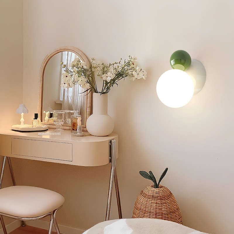 Macaron Globe Metal Wall Light Ceiling Light M226