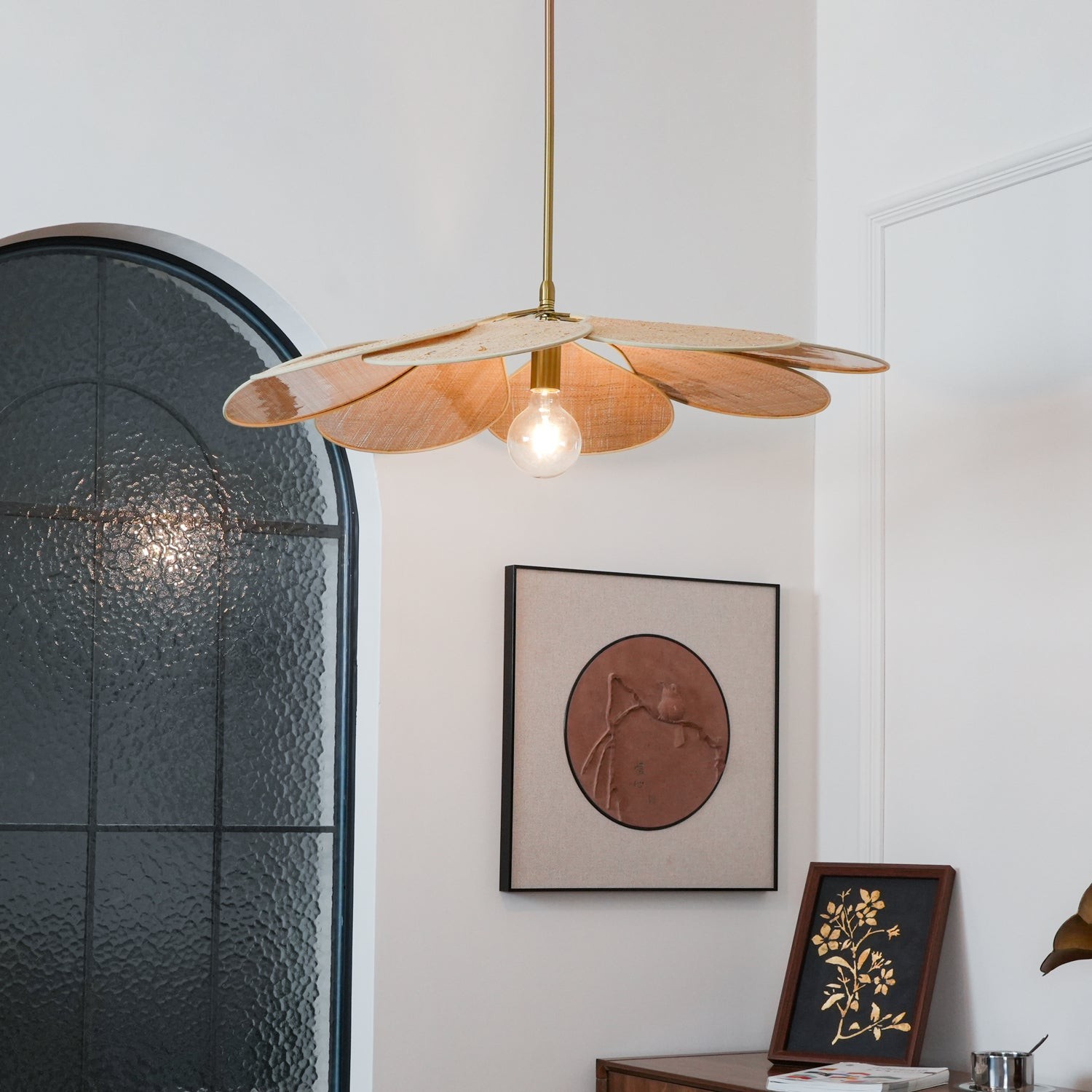 Petals Bloom Rattan Pendant Lamp M532