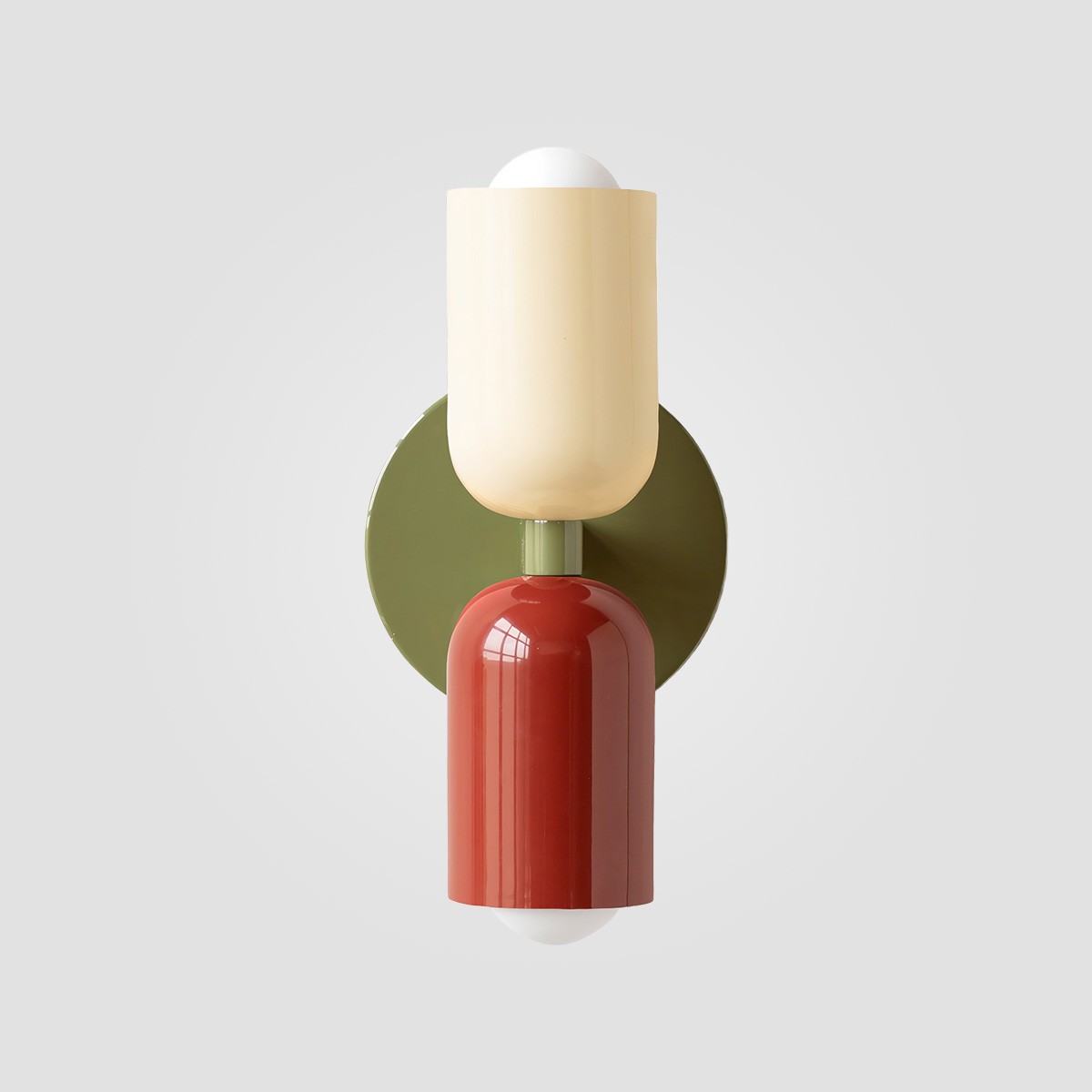 Colorful Double Head Up Down Wall Sconce S113