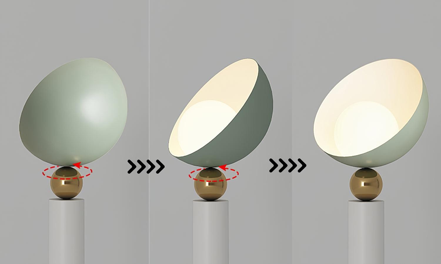 Cream Style Metal Table Lamp M366