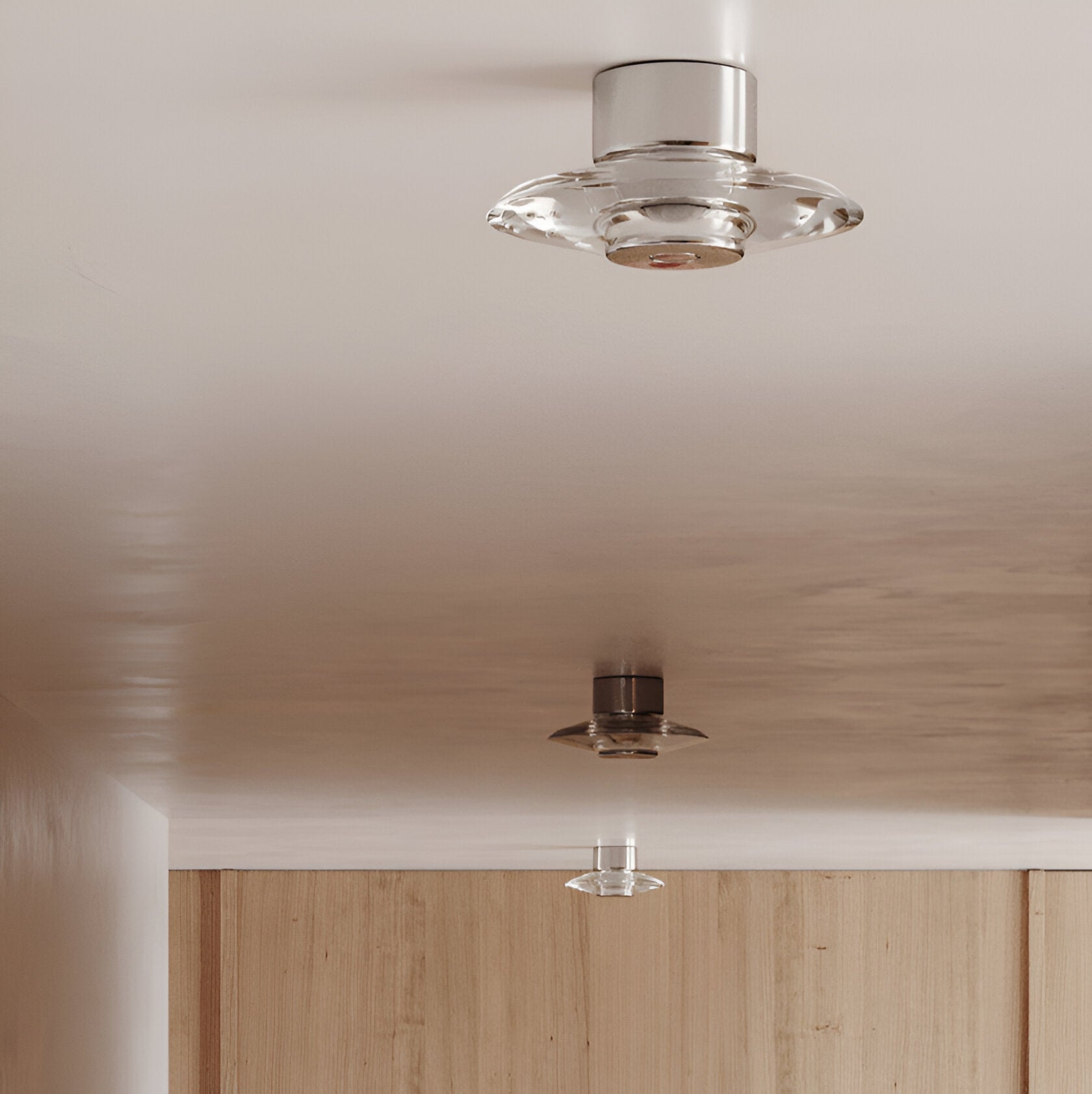 Italian Crystal Minimalist Clementine Wall Light D958
