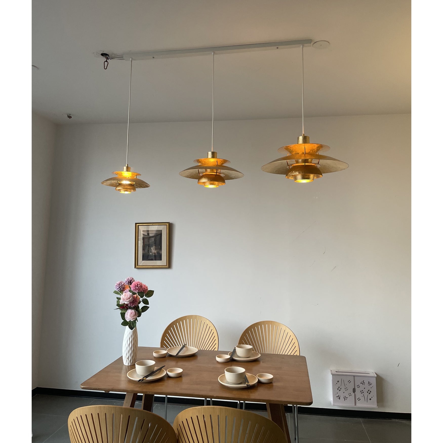 Gold Foil Layered Pendant Lamp D762