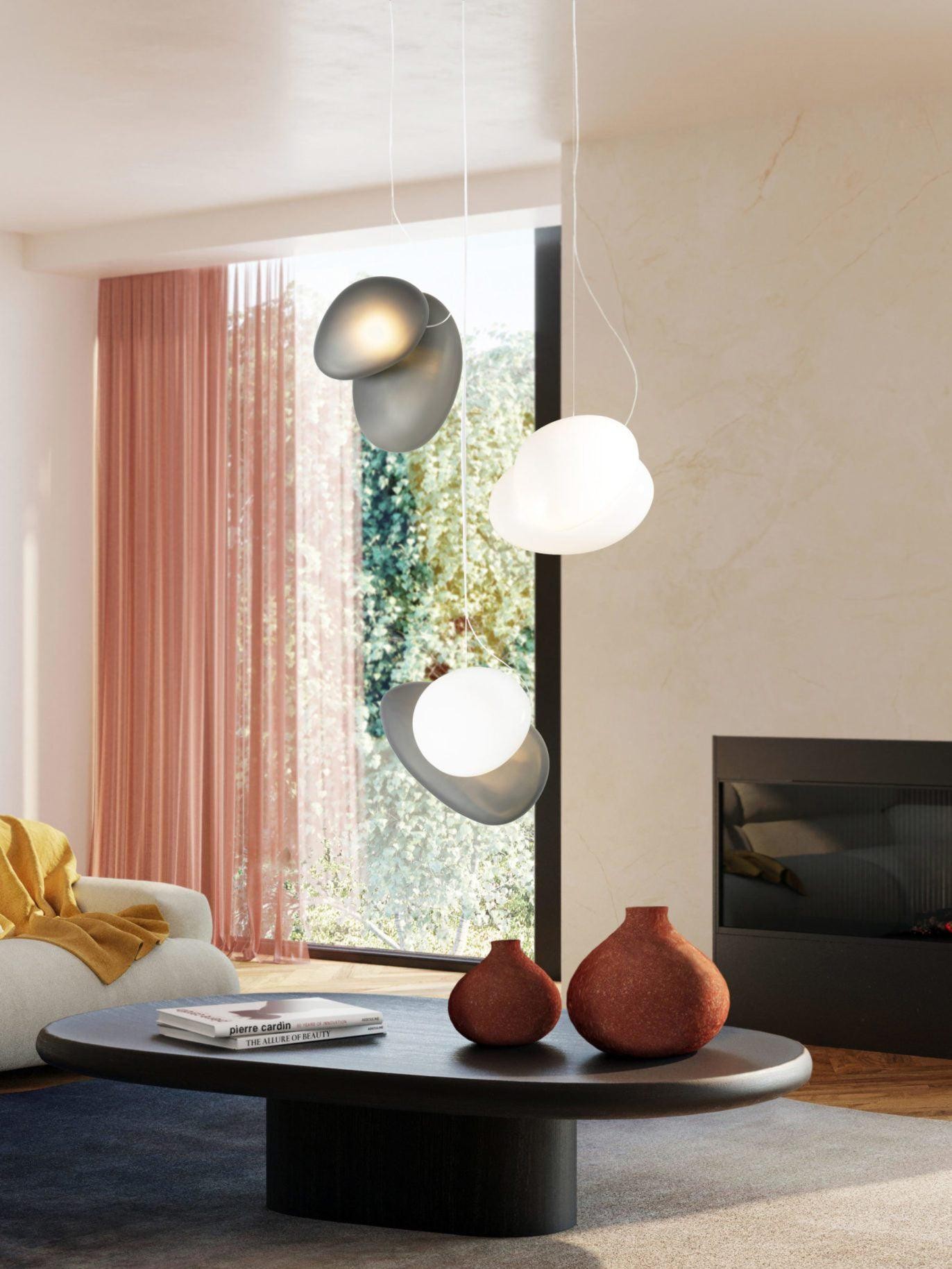 Translucent Frosted Glass Pendant Light M318