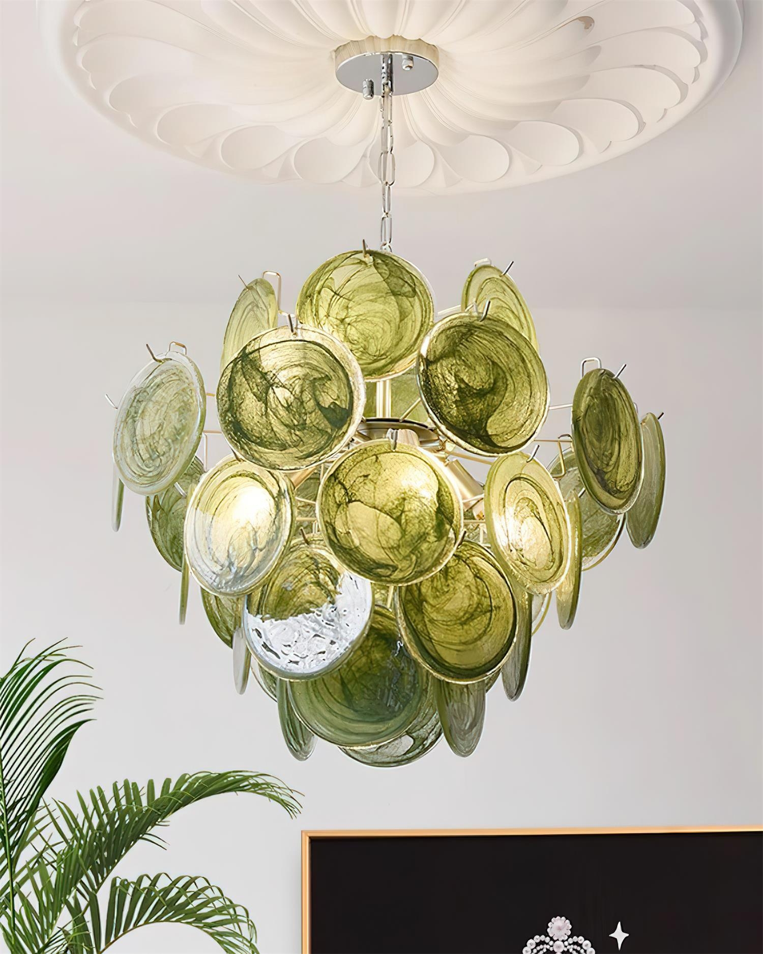 Neuvy Glass Chandelier D80