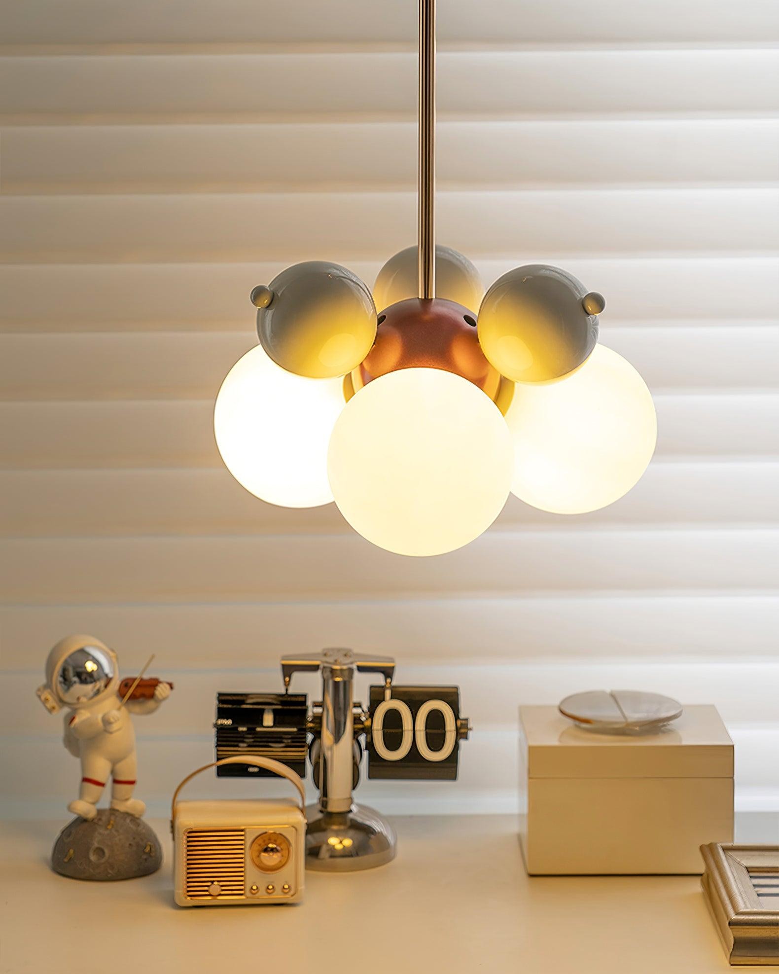 Modern Bubble Shaped Lampshade Pendant Lamp M349
