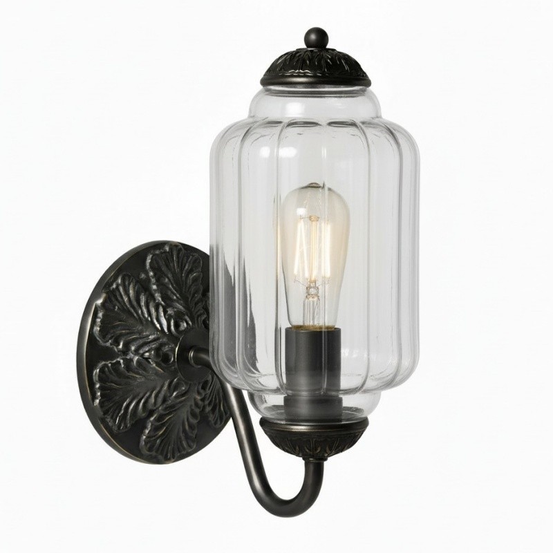 Eloise Vintage Sconce With Milk Glass Shade For Bedroom Or Hallway S194