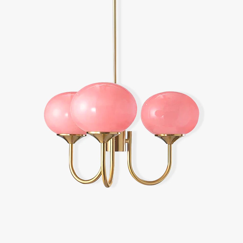 Nordic Bauhaus Glass Marshmallow Chandelier S168