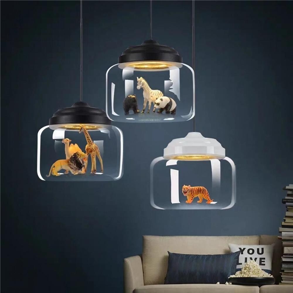 Creative Little Zoo Glass Pendant Light S83