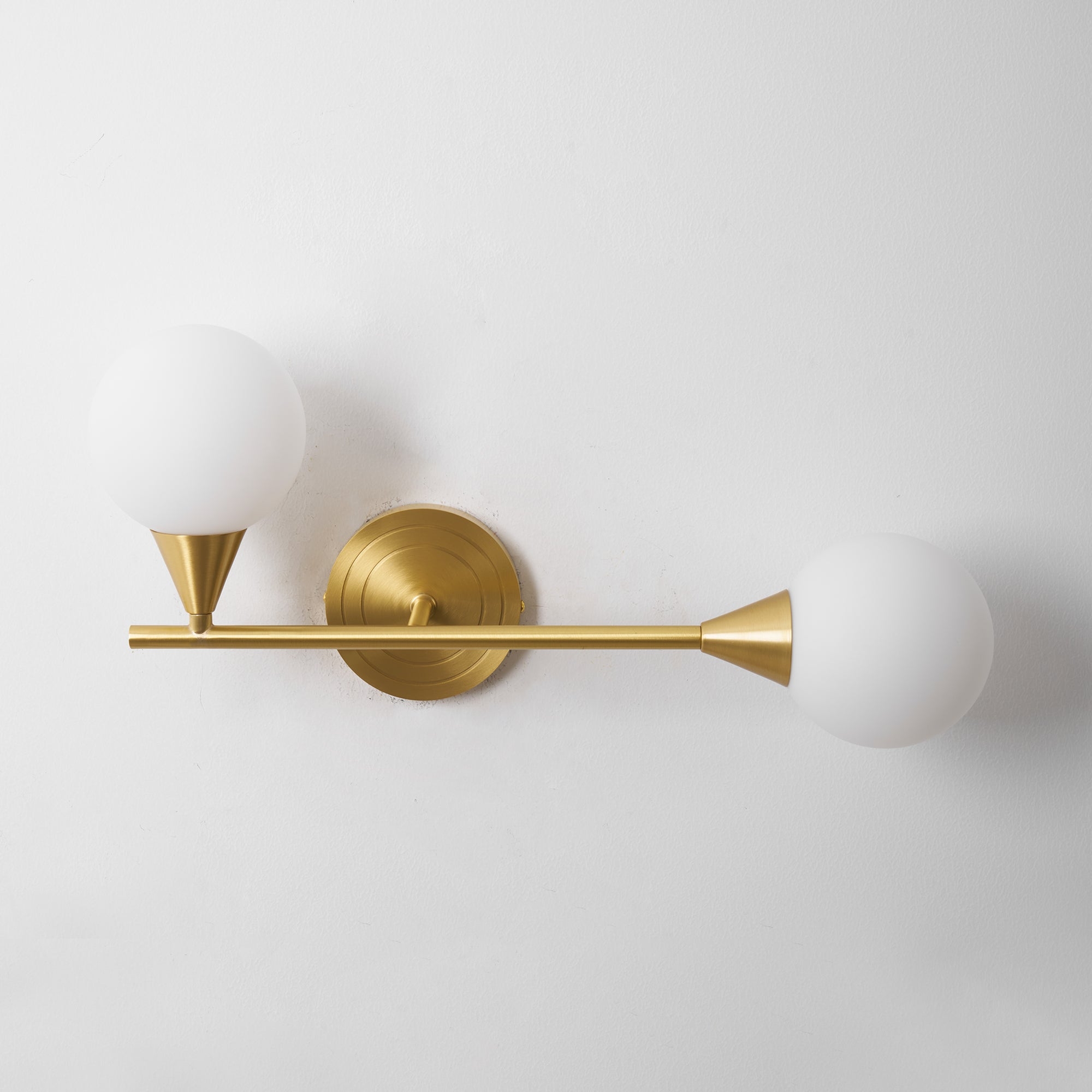 Holten Brass Armed Sconce D409